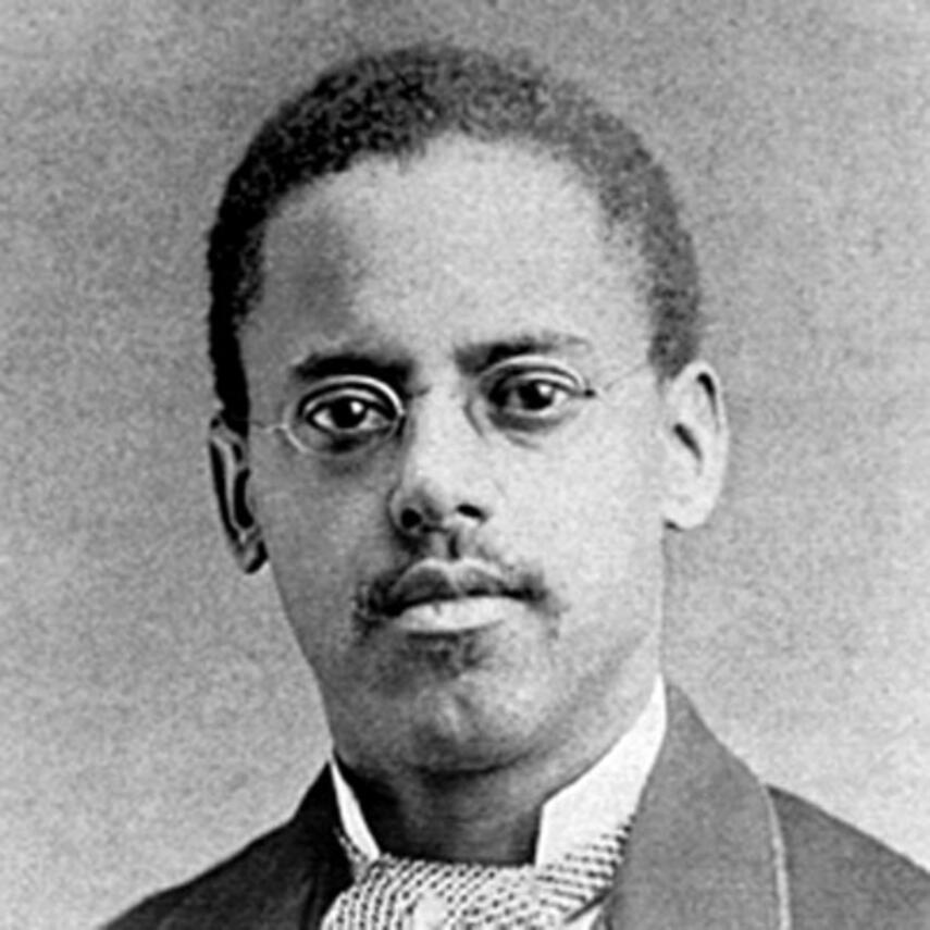 Image of Lewis Howard Latimer for 2021 speculative fiction piece, VoltaLux, published on Guild of Future Architects medium.com site